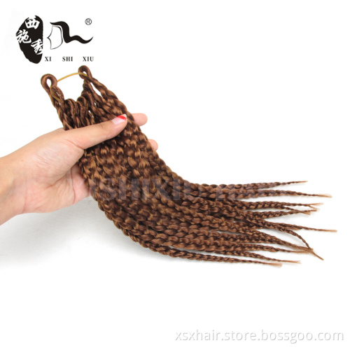 2016 Best Selling 3X synthetic box braid crochet hair extension